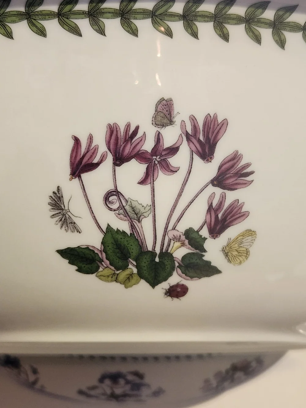 Portmeirion Botanic Garden Clematis Florida Oval 4pt / 2.3L Casserole w Lid NIB